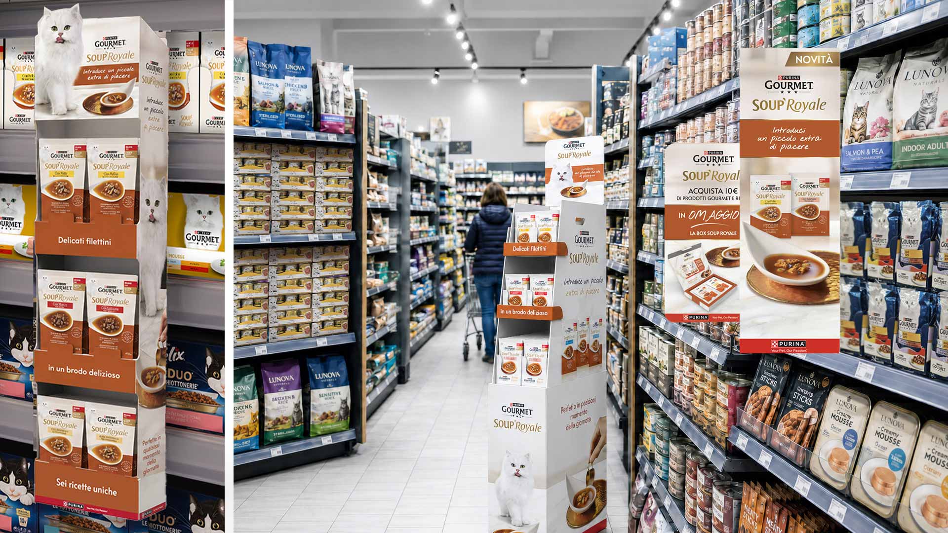 I materiali di comunicazione realizzati per l'activation shopper con la creatività di ATC – All Things Communicate
